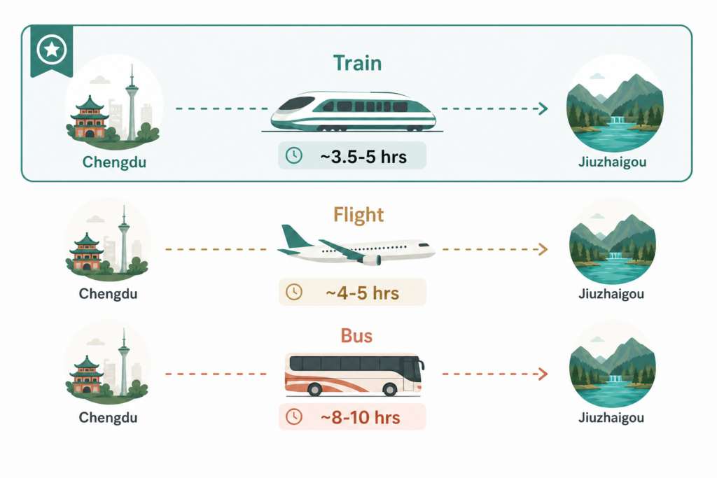 transport-comparison-chengdu-to-jiuzhaigou